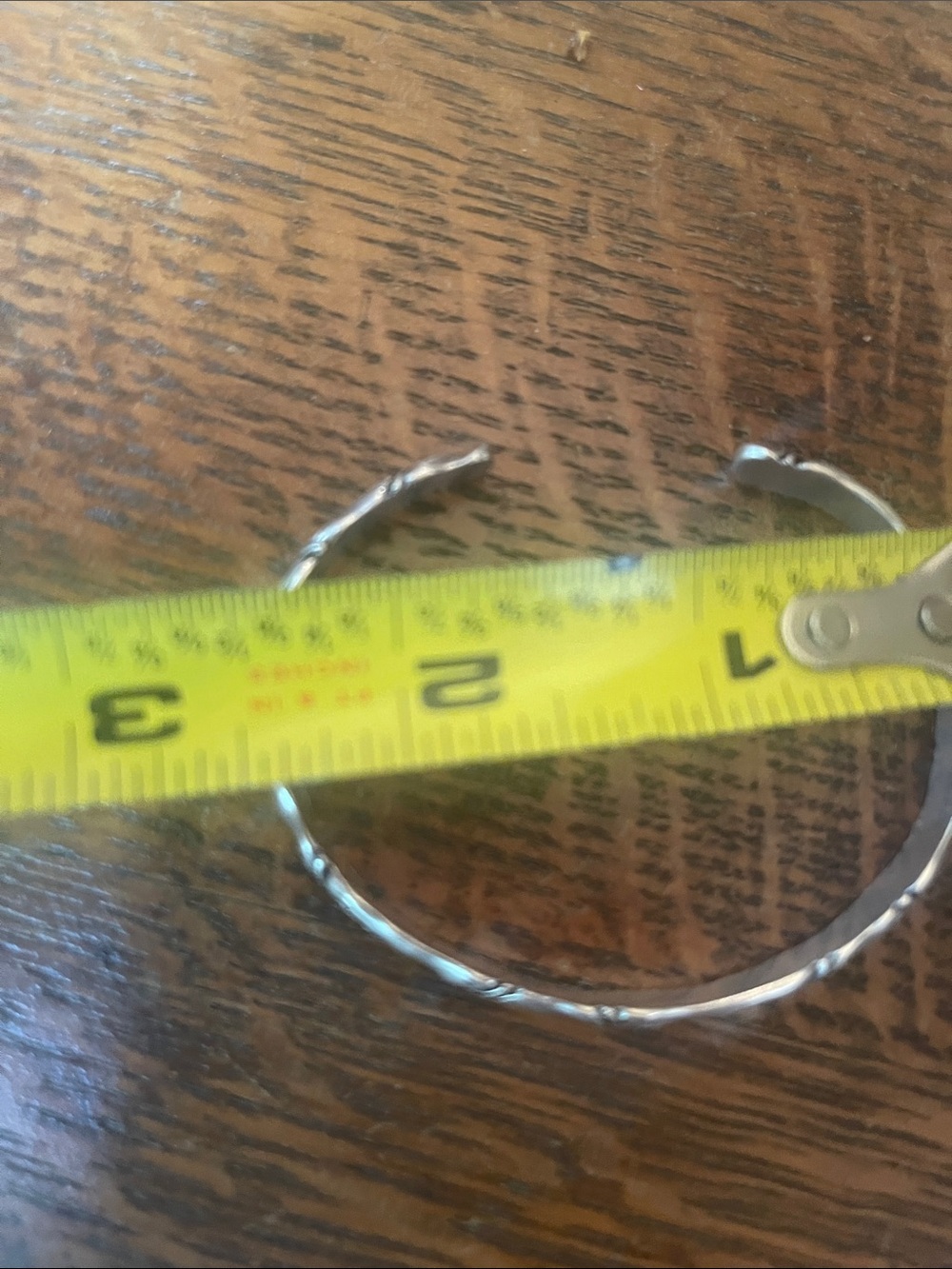 Silver (925) cuff - Picture 2 of 4
